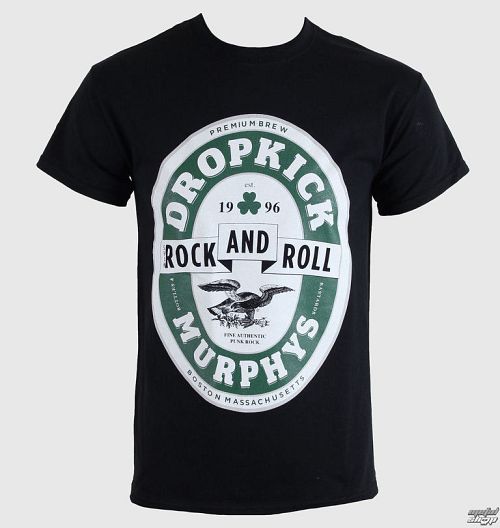 tričko pánske Dropkick Murphys - Caps - Black - KINGS ROAD - 44916