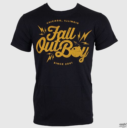 tričko pánske Fall Out Boy - Bomb Black - LIVE NATION - PE10258TSB
