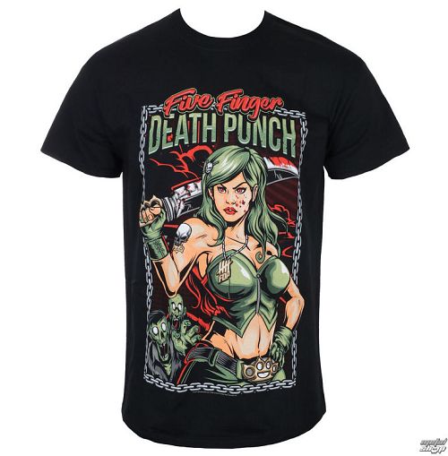 tričko pánske Five Finger Death Punch - Assassin - Black - ROCK OFF - FFDPTS20MB