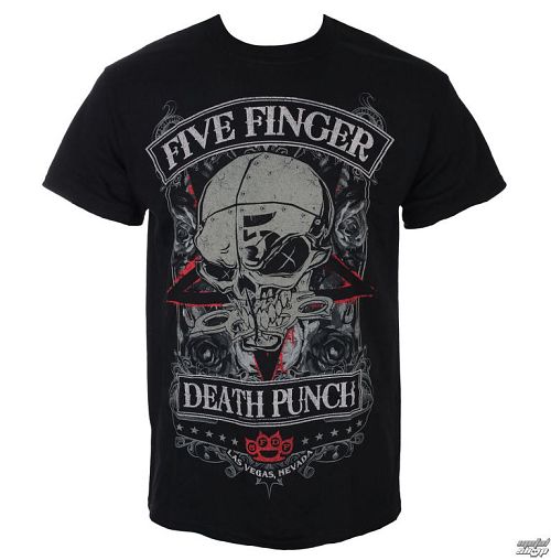 tričko pánske Five Finger Death Punch - Wicked - Black - ROCK OFF - FFDPTS22MB