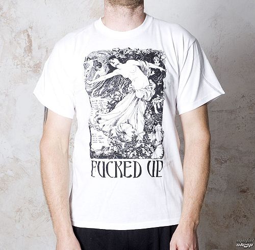 tričko pánske Fucked Up - Garden - White - BUCKANEER - 1013