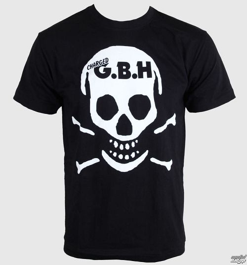 tričko pánske G.B.H.. - Skull - CARTON - 508