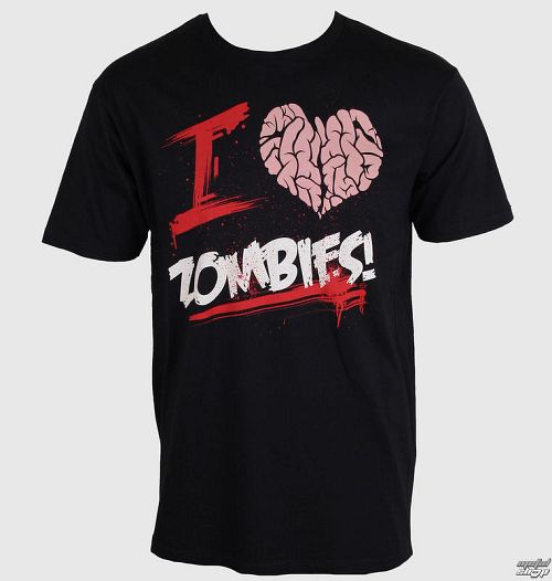 tričko pánske GOODIE TWO SLEEVES - I Love You Zombies - ZOMB-01