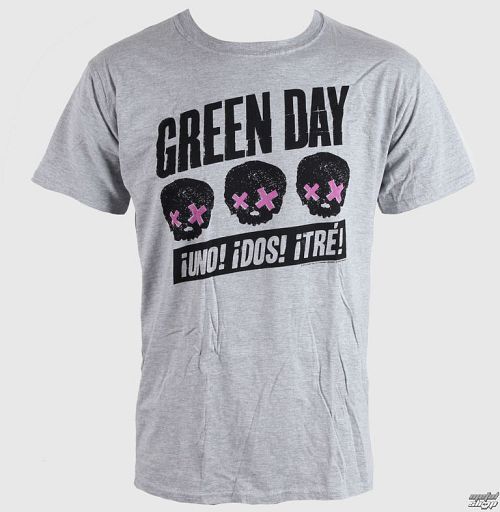 tričko pánske Green Day - Heads Better Than - Grey - BRAVADO EU - GDTS03MG