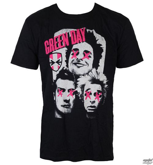 tričko pánske Green Day - Patchwork - ROCK OFF - GDTS14MB