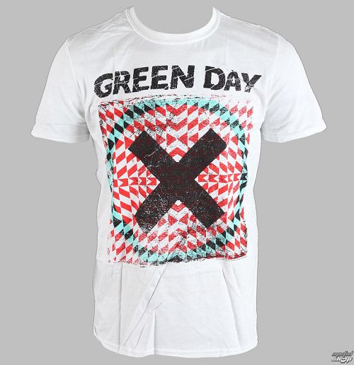 tričko pánske Green Day - Xllusion - White - BRAVADO EU - GDTS07MW