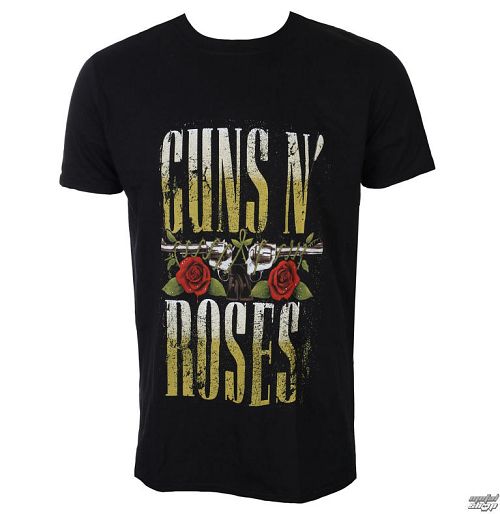 tričko pánske Guns N' Roses - Big Guns - Black - ROCK OFF - GNRTS24MB