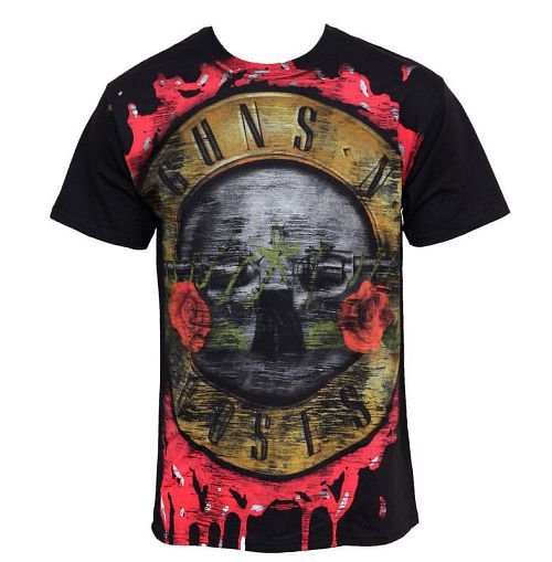tričko pánske Guns N' Roses - Bloody Bullet - BRAVADO USA