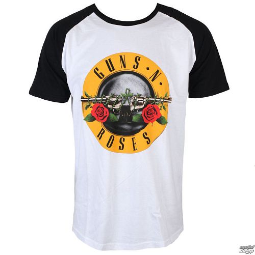 tričko pánske Guns N' Roses - Circle Logo - Black - ROCK OFF - GNRSSRAG02MB