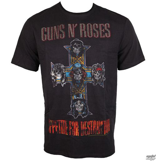 tričko pánske Guns N' Roses - CLASSIC DIAMANTE - AMPLIFIED - AV210APS