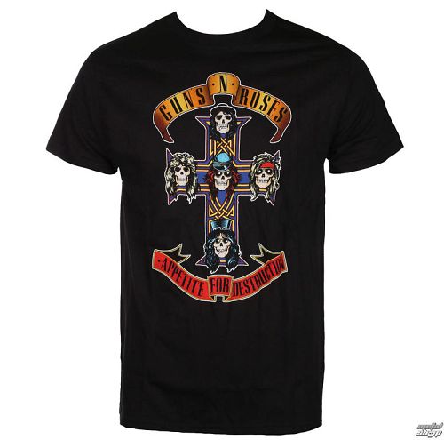 tričko pánske Guns N' Roses - CROSS - BRAVADO USA - GNR1112