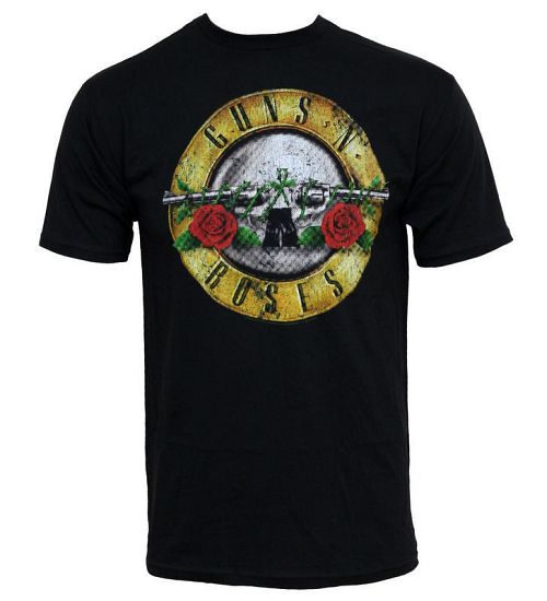 tričko pánske Guns N Roses - Distressed Bullet - BRAVADO USA