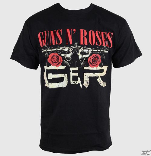 tričko pánske Guns N' Roses - G&R - Black - BRAVADO - GNR1418