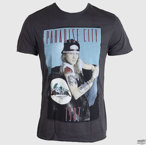 tričko pánske Guns N' Roses - Paradise City - AMPLIFIED - Charcoal - AV306G87