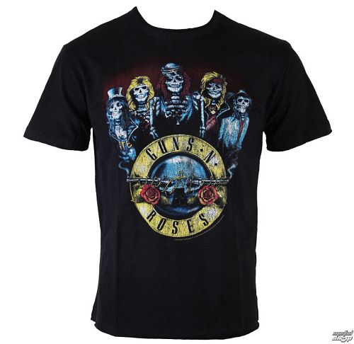 tričko pánske Guns N' Roses - Skeletor - BLK - AMPLIFIED - AV210GSK