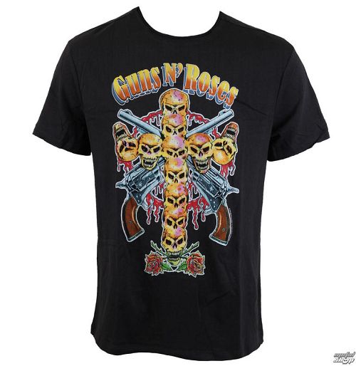 tričko pánske Guns N' Roses - Skull Cross - AMPLIFIED - AV210NSC