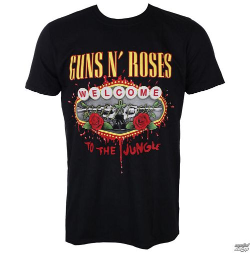 tričko pánske Guns N' Roses - Welcome To The Jungle - ROCK OFF - GNRTS28MB