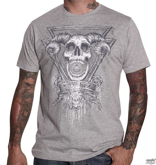tričko pánske HYRAW - Demon - Grey - HY005