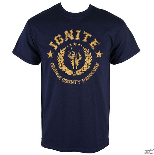 tričko pánske Ignite - College Navy - Blue Navy - KINGS ROAD - 70810