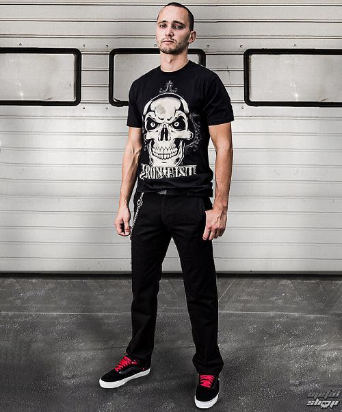 tričko pánske IRON FIST - New Deal Skull - BLACK