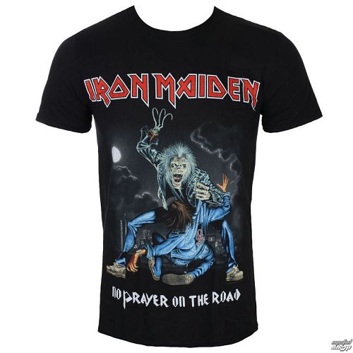 tričko pánske Iron Maiden - No Prayer On The Road - Black - ROCK OFF - IMTEE63MB