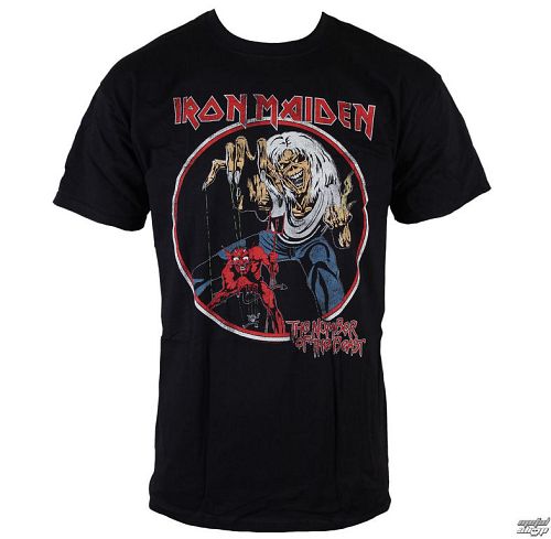 tričko pánske Iron Maiden - NOTB Vintage - Black - ROCK OFF - IMTEE42MB