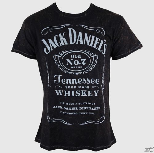 tričko pánske Jack Daniels - Acid Washed - BIOWORLD - TS111078JDS