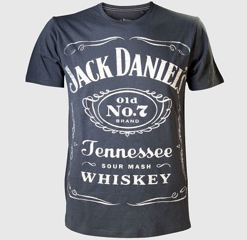 tričko pánske Jack Daniels - Reversible Printed - TS150901JDS