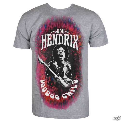 tričko pánske Jimi Hendrix - AUTHENTC BLUR HTR GRY - BRAVADO - 19751180