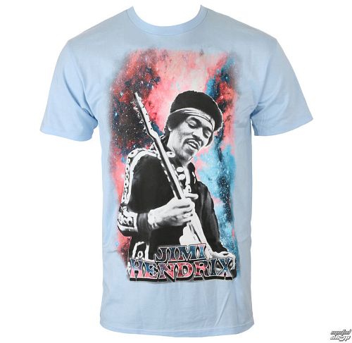 tričko pánske Jimi Hendrix - AUTHENTIC NEBULA SKYBLU - BRAVADO - 19751188