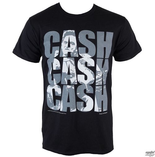 tričko pánske Johnny Cash - Cash Cash Cash - PLASTIC HEAD - PH8655