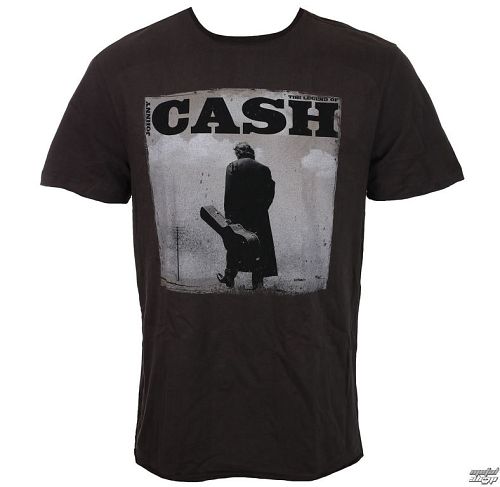 tričko pánske JOHNNY CASH - WALKING LEGEND - Charcoal - AMPLIFIED - ZAV210LJC
