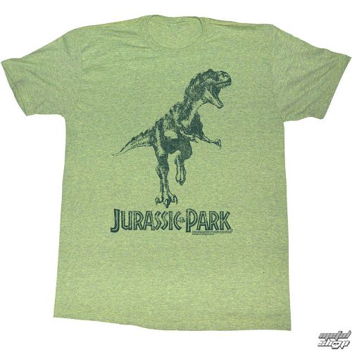 tričko pánske Jurský park - Green T-Rex - AC - JUR5125