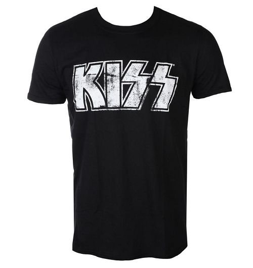 tričko pánske KISS - DISTRESSED LOGO - PLASTIC HEAD - PH9394