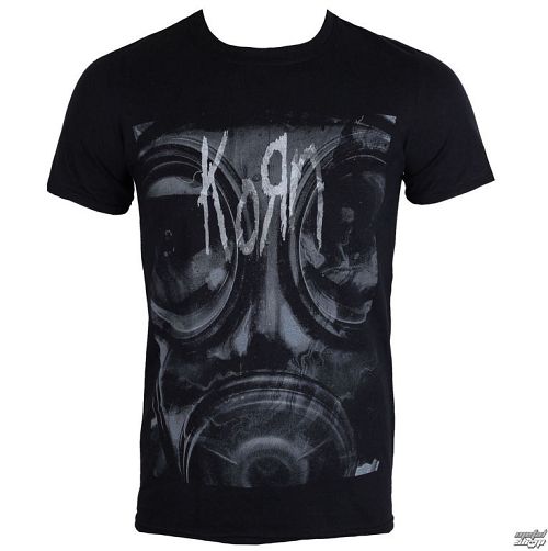 tričko pánske Korn - Gas Mask - PLASTIC HEAD - PH10075