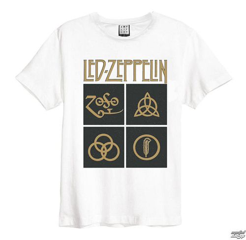 tričko pánske Led Zeppelin - Gold Symbols - AMPLIFIED - ZAV210LBB