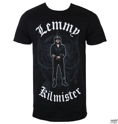 tričko pánske Lemmy Kilmister - Memorial Statue - Black - ROCK OFF - LEMTS07MB
