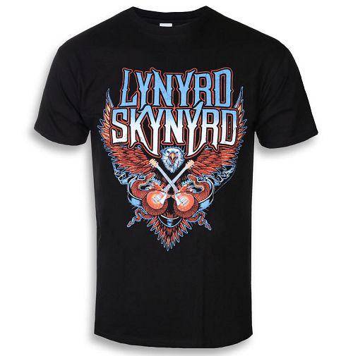 tričko pánske Lynyrd Skynyrd - Crossed Guitars - PLASTIC HEAD - RTLS0126