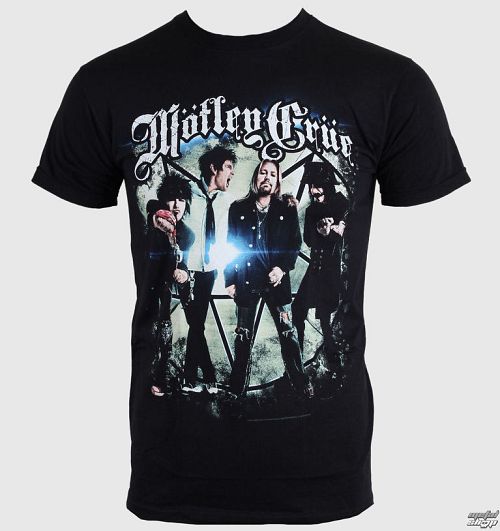 tričko pánske Mötley Crüe - Group Photo - ROCK OFF - MOTTEE04MB