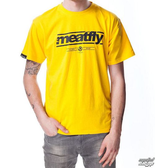 tričko pánske MEATFLY - COMPANY E - Sunflower Yellow