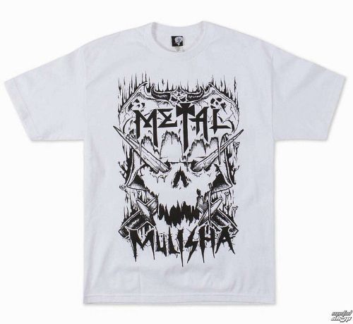 tričko pánske METAL MULISHA - METALHEAD - WHT