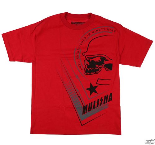tričko pánske METAL MULISHA - STRETCH - RED_FA7518044.01