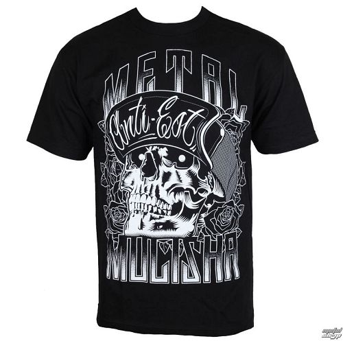 tričko pánske METAL MULISHA - WOODCUT - BLK - BLK_SP7518030.01