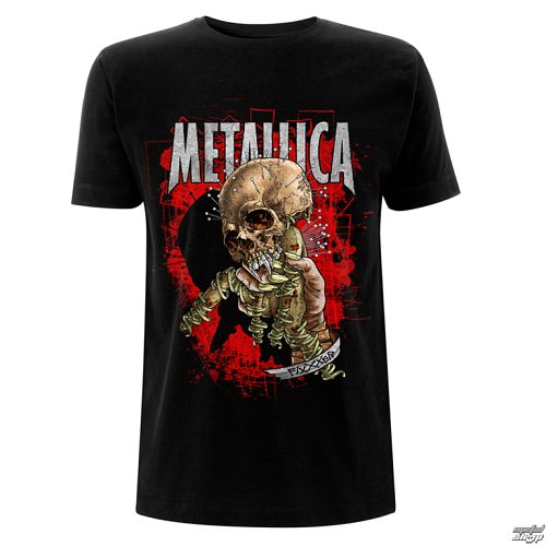 tričko pánske Metallica - Fixxxer Redux - Black - RTMTLTSBFIX
