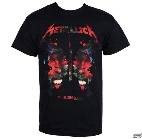 tričko pánske Metallica - Ink Moth - Black - RTMTLTSBINK