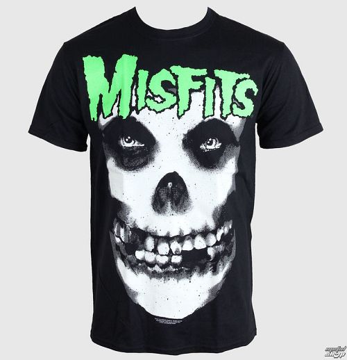 tričko pánske Misfits - Glow Jurek Skull - PLASTIC HEAD - PH8266