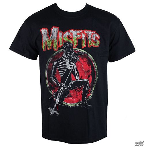 tričko pánske Misfits - Skeleton - PLASTIC HEAD - RTMIS003
