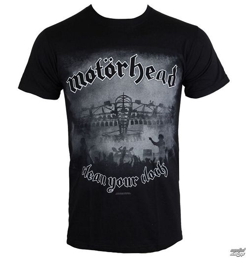 tričko pánske Motörhead - Clean Your Clock B&W - ROCK OFF - MHEADTEE37MB