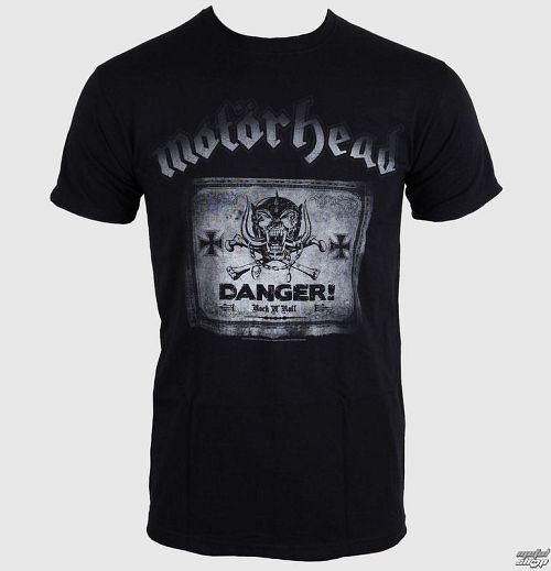 tričko pánske Motörhead - Danger - Black - ROCK OFF - MHEAD27