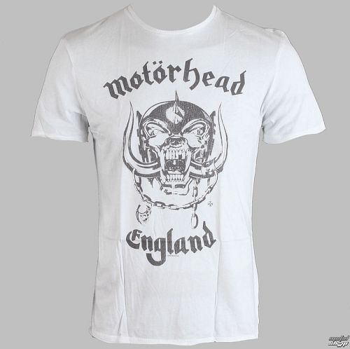 tričko pánske Motörhead - England Mens - AMPLIFIED - White - AV255MHE 001